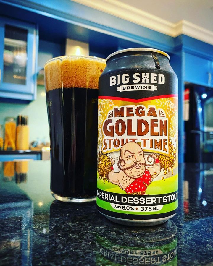 Big Shed Mega Golden Stout Time Imperial Dessert Stout 🍺⠀
🛒 Buy online: beercartel.com.au/big-shed-mega-…