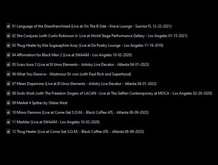 @onthebsideent #kravelounge #curtrobinsonjr @theworldstage #leimertpark #losangeles @sugasaphire @dapoetrylounge_co @lorenzowords @elunospeaks #artistrydecaturlive <a href="/paul/">Paul Rollo</a>.rich_66 @superhooddemonslayer #westmoordrive @lacanetwork_official @obbiewest @_comegetsom #blackcoffeeatl