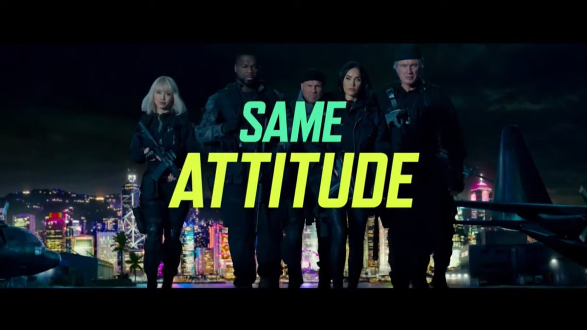 wassernixlein's tweet photo. Screenshot of #LevyTran in the new #Expend4bles US TV Spot. https://t.co/do8oI8NUGE