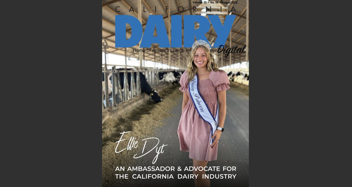 Read the latest issue of #CaliforniaDairy feat. retiring Dairy Princess Ellie Dyt, managing methane emissions with drones, Dairyvations, milk prices &amp; more: indd.adobe.com/view/8f32afe8-…

<a href="/RealCalifMilk/">Real California Milk</a> <a href="/UndeniablyDairy/">Undeniably Dairy</a>