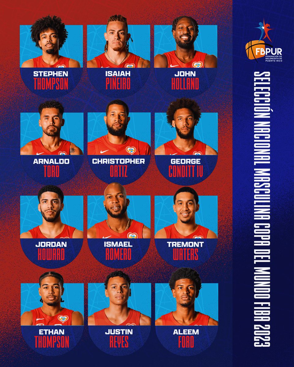 It's official, <a href="/Jholland_23/">John Quijote</a> will represent <a href="/fbpur/">FBPUR 🏀🇵🇷</a> at the 2023 #FIBAWC‼️ Terrier Nation can watch all the games on <a href="/ESPNPlus/">ESPN+</a>.

Group B Schedule
Sat., Aug. 26 - vs. South Sudan, 4 am ET
Mon., Aug. 28 - vs. Serbia, 8 am ET
Wed., Aug. 30 - vs. China, 8 am ET

bit.ly/44kY4X9