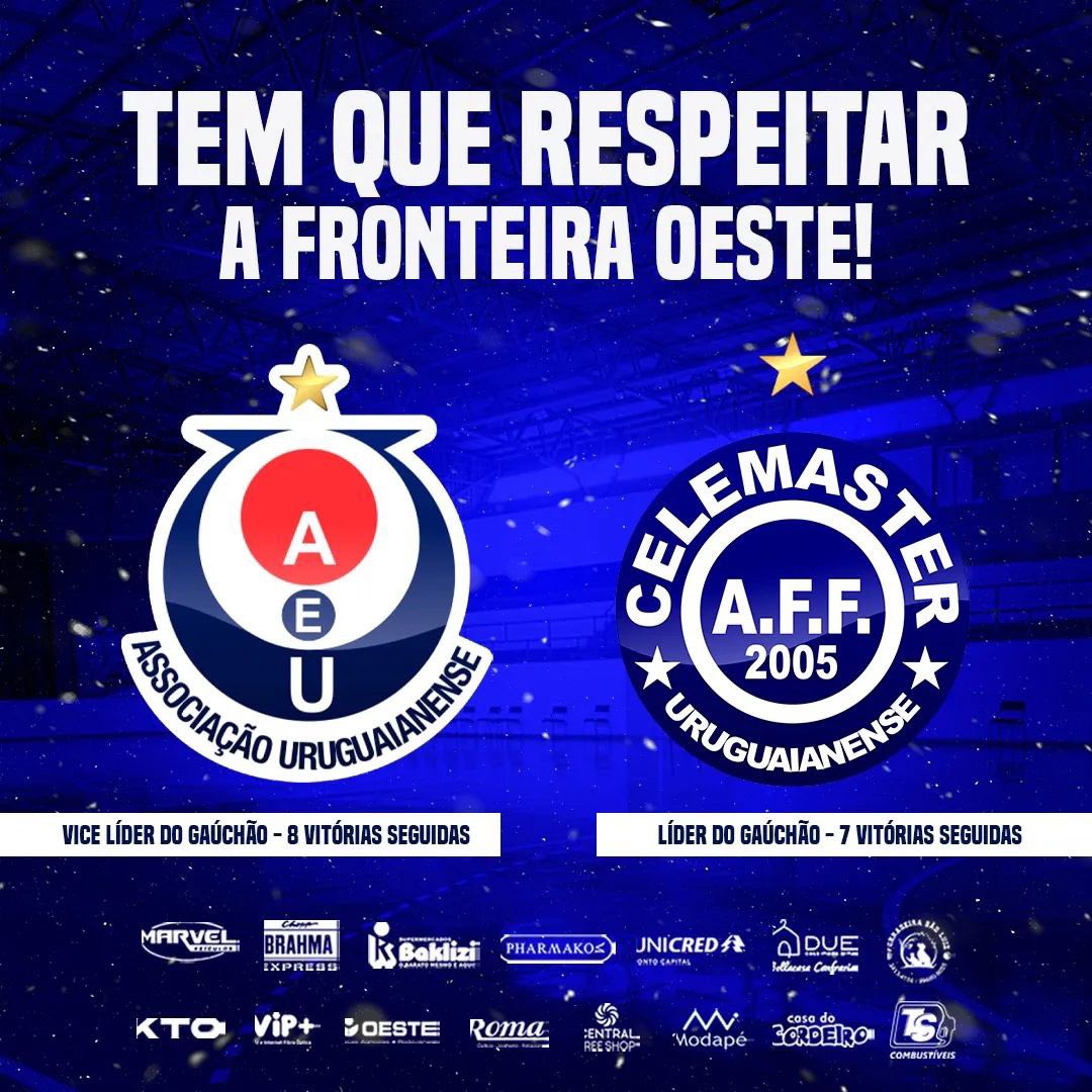 rdcharrua's tweet photo. TEM QUE RESPEITAR O FUTSAL DA FRONTEIRA OESTE!! 💪🏻⚽️🔥 

AEU 🔝🇱🇺
CELEMASTER 🔝🇱🇺

Card: @twelve.mkt

#AEU #Celemaster #Futsal #FutsalFeminino #GauchãoFutsal #Uruguaiana #RdCharrua https://t.co/mv8QRoBMN8