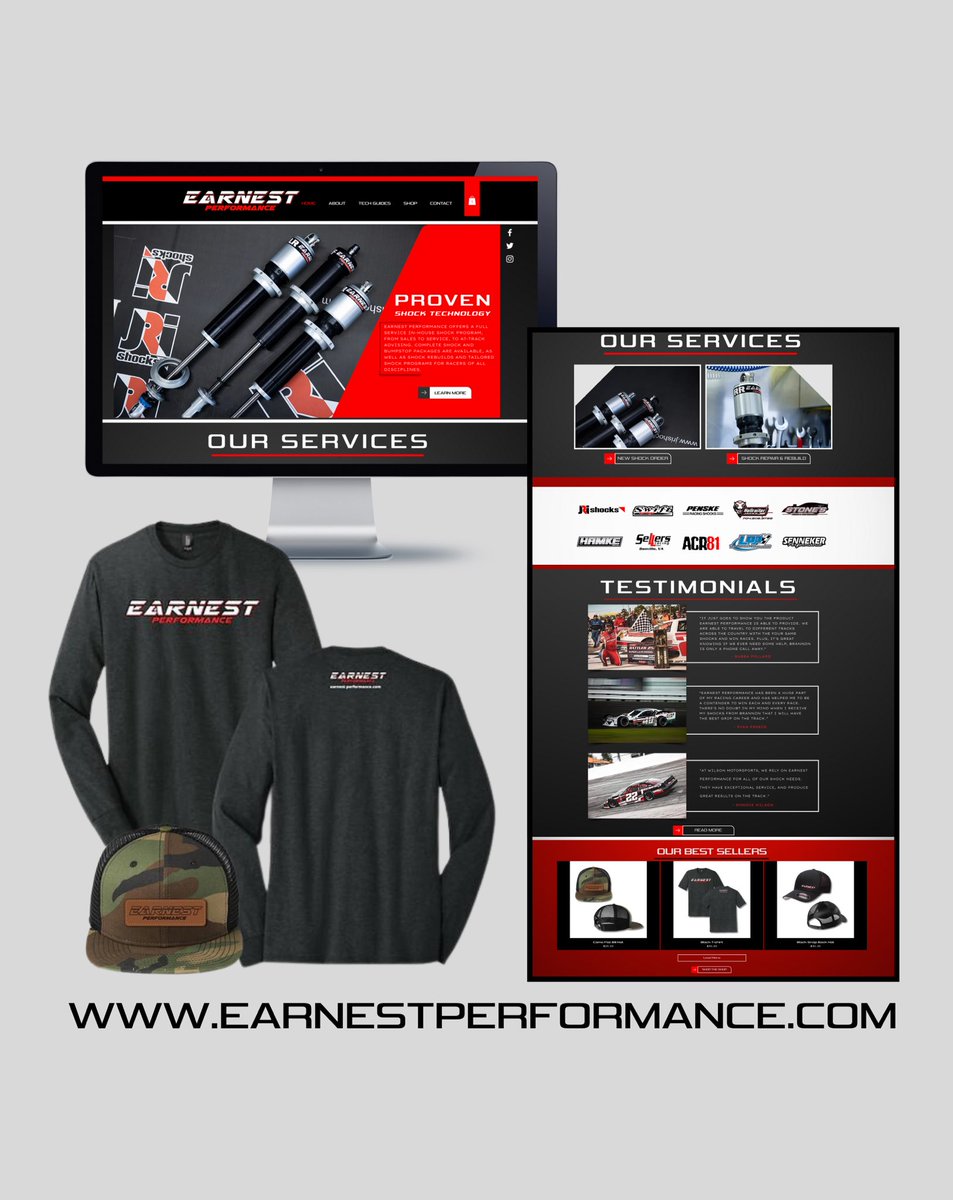 W E B • R E V A M P 

New website revamp for <a href="/EarnestPerform/">Earnest Performance</a>!

Looking to have a new site designed, or your existing site to be refreshed? Contact 9D today!