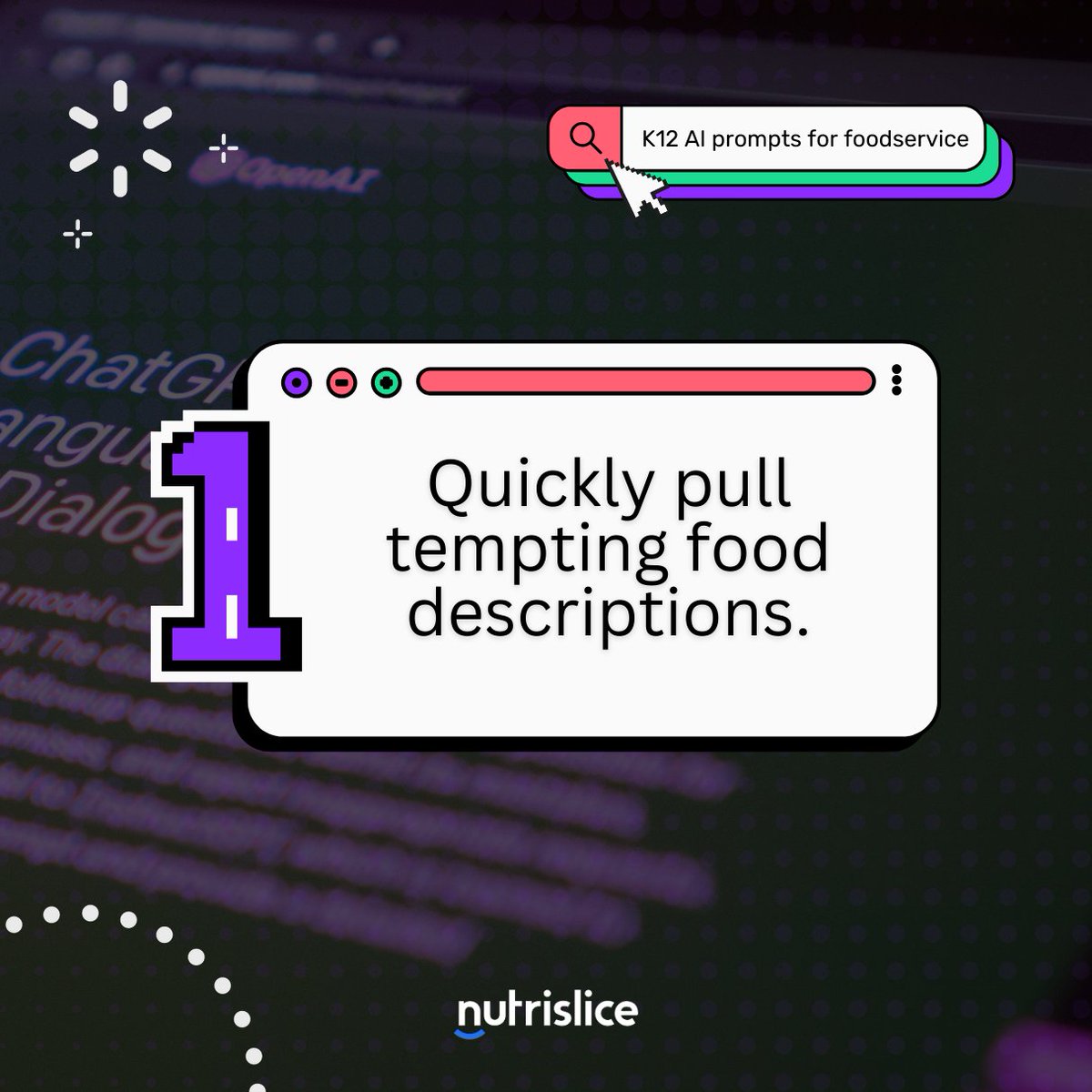 Our K12 AI week starts.... now! First-up - do you get stuck when creating new and enticing food descriptions for your online menus? 😫
Well, hopefully this prompt can help! Check out the first of five different prompts you can try on ChatGPT on our blog: hubs.li/Q01_JRSk0