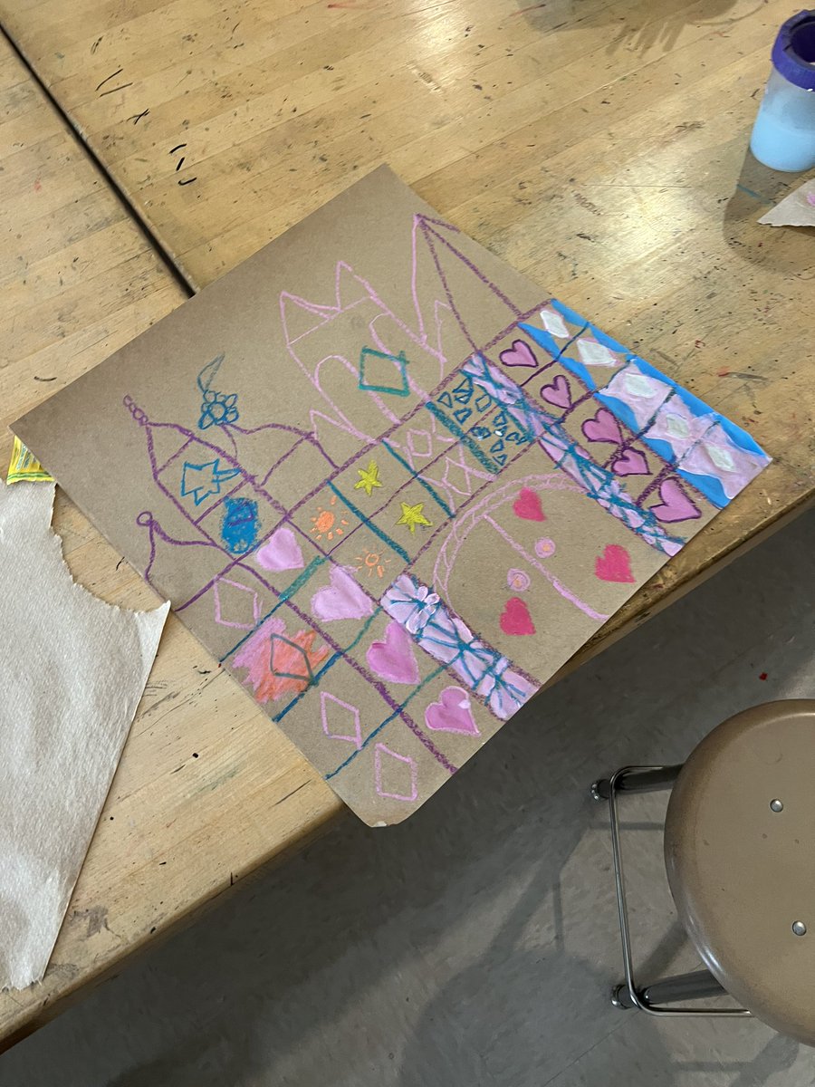 MsRannalsArt's tweet photo. 4th grade is practicing craftsmanship and painting inside the lines on their Mary Blair castles! They’re so talented! #apsarts #beSPARK #SPARKle @drjtoney @sarapruett5 @erickson_sarah_ @APS_SPARK https://t.co/EIFnu5ii2F