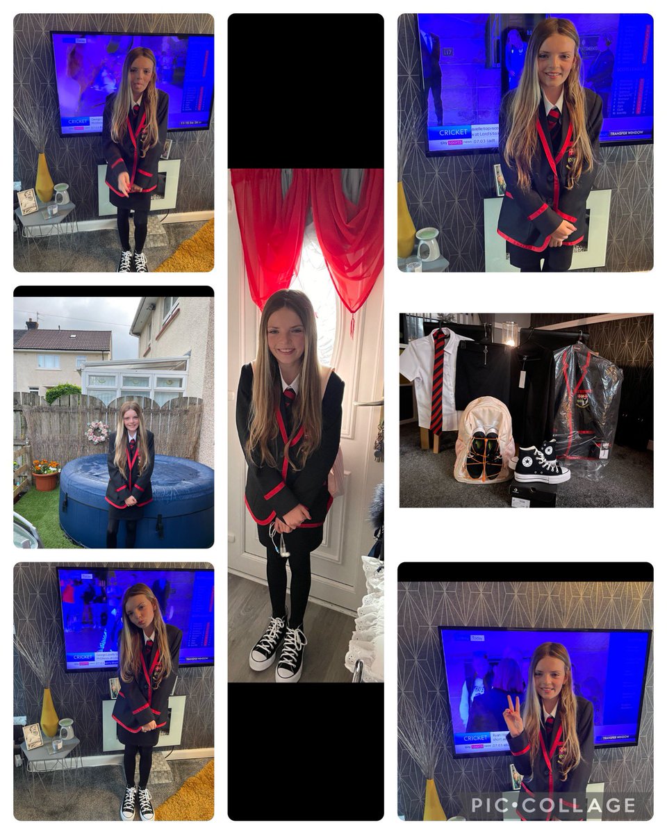 kerimullen74's tweet photo. So proud of my girlies- S1 for my big lassie and P1 for my baby.❤️So glad you both had a great day and want to go back 🤣can’t forget ma wee kendall who takes everything in her stride  Big P4 now, thank you for looking after your wee sister, your amazing 🤩 super proud mummy https://t.co/AQKheiZ5kf