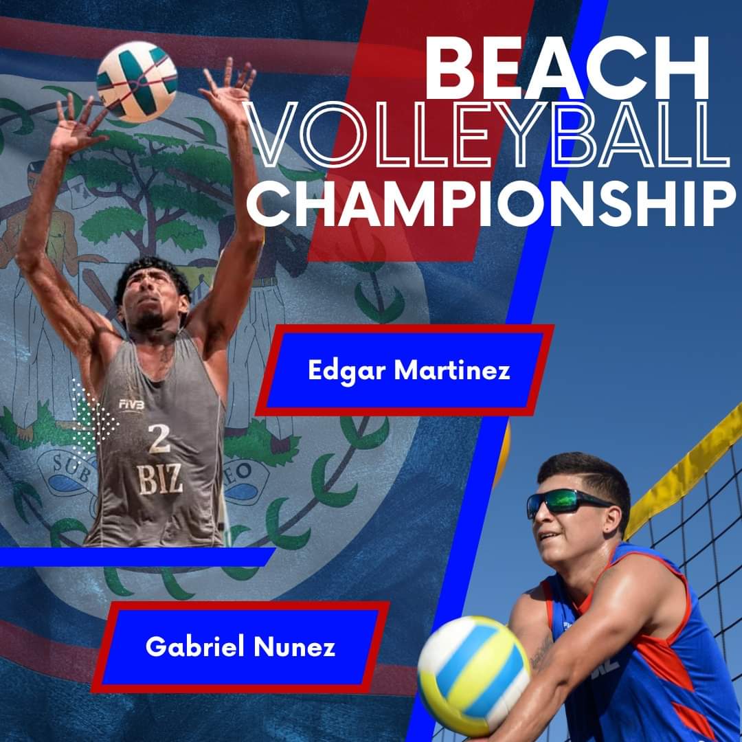belizeolympic's tweet photo. 🏐🇧🇿 Exciting News! Team Belize is gearing up for the upcoming Beach Volleyball Championship in Guatemala City, and we can't wait to see our athletes shine on the sand! 

From August 25th to 27th, Gabriel Nunez and Edgar Martinez will proudly represent Belize on the court. https://t.co/fZMrWZxJrI