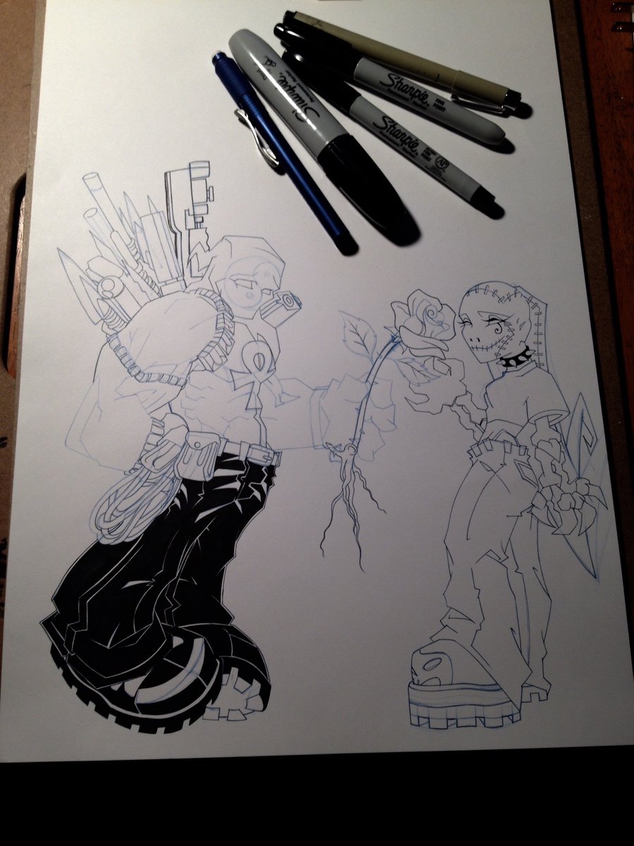 DBCBunny's tweet photo. 💀🍫🐰STEP-BY-STEP 
Villains In L❤️VE:
Gawdawful &amp; Sheol
Death-By-Chocolate Bunny®
The End of Days, a chocolate superhero uses his sweet tooth, to bite back against the forces of evil! https://t.co/RB2U9uiGNT