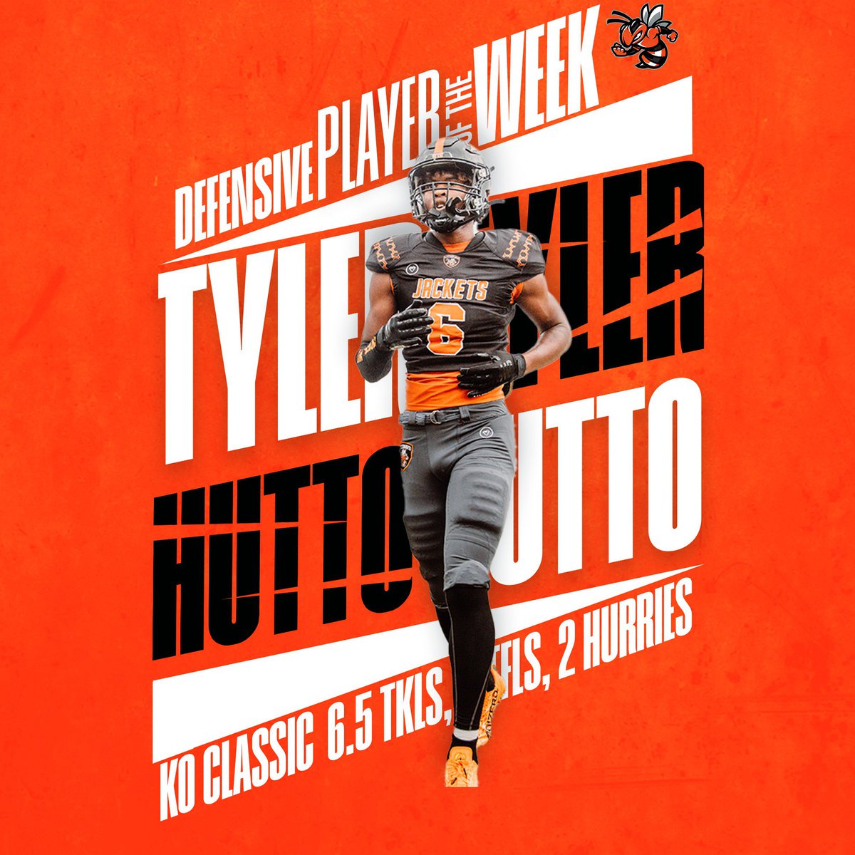 Congratulations to the defensive player of the week <a href="/TylerHutto13/">𝘛𝘺𝘭𝘦𝘳 𝘔𝘤𝘊𝘭𝘪𝘯𝘵𝘰𝘯-𝘏𝘶𝘵𝘵𝘰 ✞</a>! He was a menace all night! The 6’3 205 DE/TE will be a very coveted recruit by the end of the season! @racinetimes <a href="/Dwight_XOS/">Dwight Thomas - Catapult Sports</a> <a href="/JMarkG1962/">Jeff Gardenour</a> <a href="/larryblustein/">Blustein Recruiting</a> <a href="/ELevy_USF/">Ephi Levy</a> <a href="/CoachLinam/">𝙅𝙤𝙨𝙝 𝙇𝙞𝙣𝙖𝙢</a> <a href="/CenFLAPreps/">Central Florida Preps</a> <a href="/Andy_Villamarzo/">Andy Villamarzo</a>