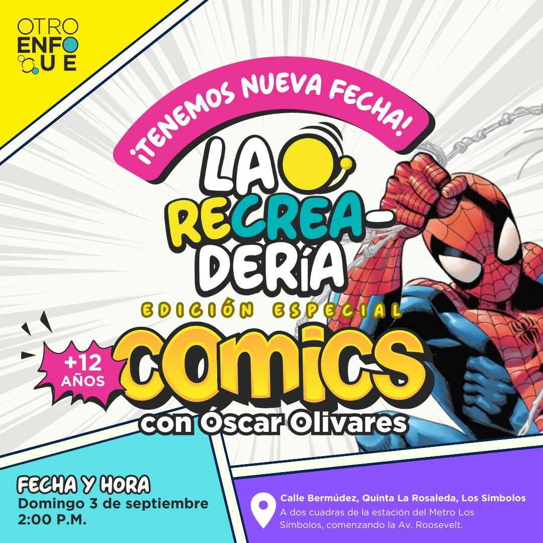 esotroenfoque's tweet photo. ¡Heey! A ti que estás pendiente de vivir aventuras 😎. ¡Tenemos nueva fecha y nuevas sorpresas en la Recreadería! 🛎️ 

Ven a disfrutar una edición especial junto a @Olivarescfc 🥳 https://t.co/aaHs1GL79z