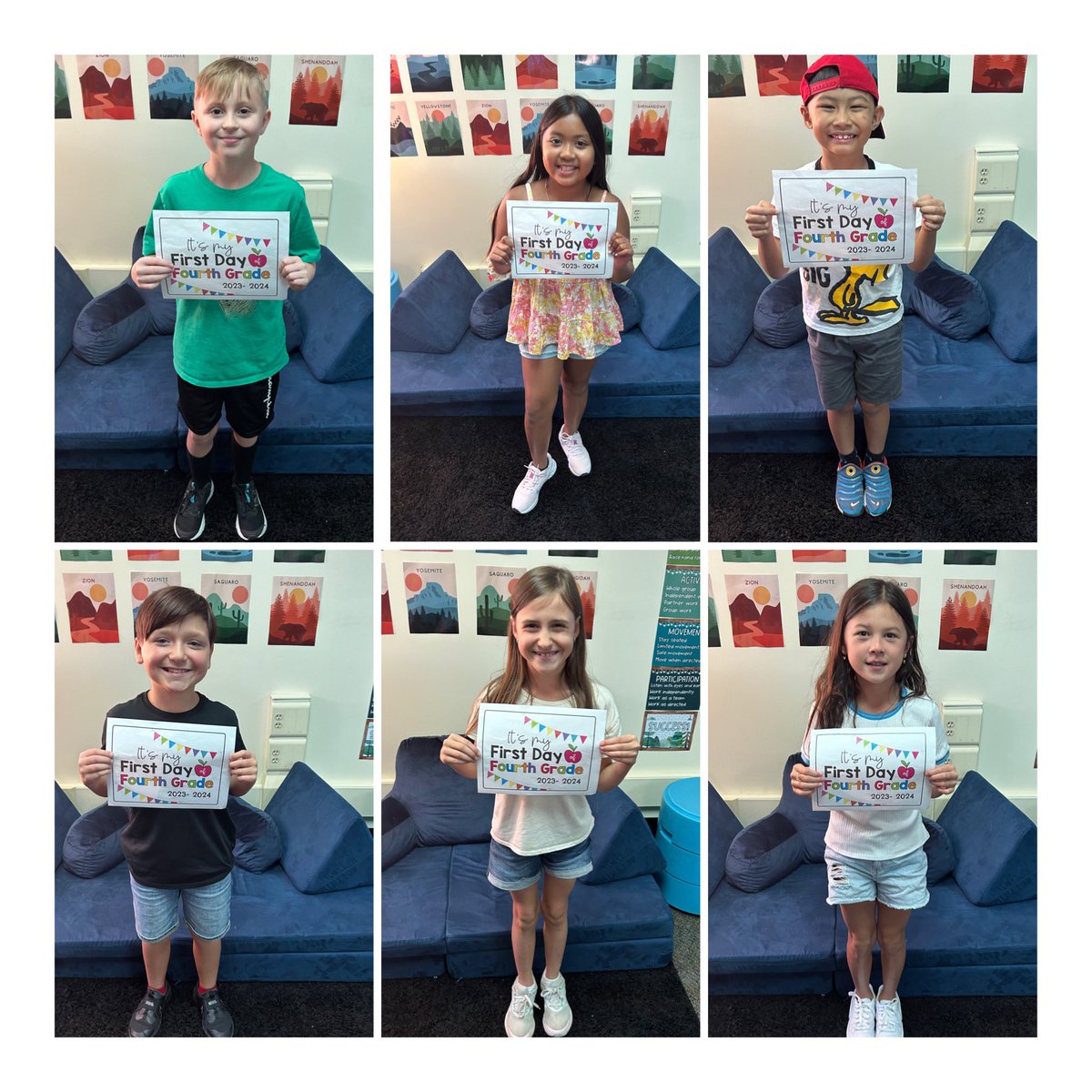 MsHasenberg103's tweet photo. We had an awesome 1st day of Fourth Grade today! #d54Armstrong https://t.co/itgBn7NGHp