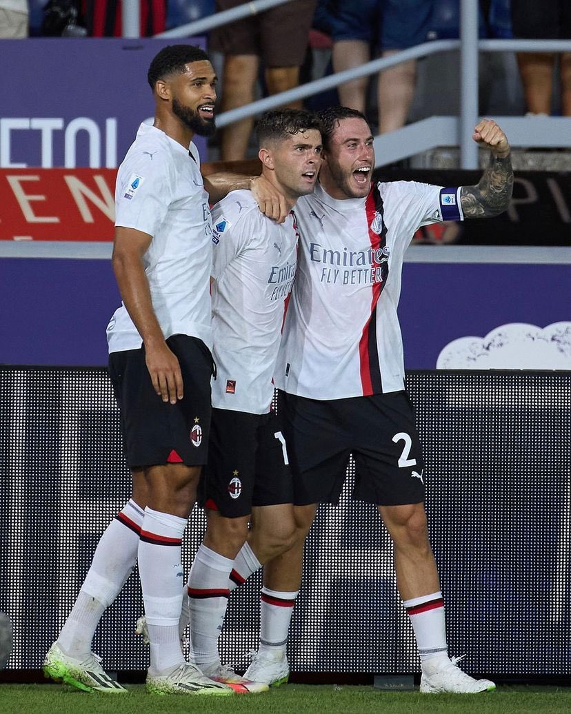 +3 ✅ Good start 📈 Forza Milan ❤️🖤