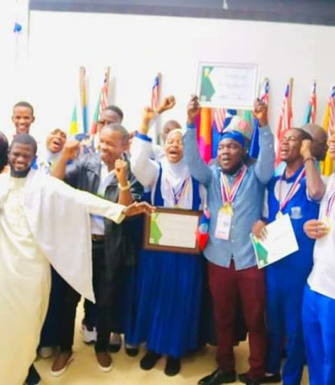 Devine4change's tweet photo. A Huge of Joy, Tears, excitement, and more so, inspiration to ALL GIRL CHILD. 
A both-sex School makeup of a FEMALE TEAM representing Montserrado County on August WON the 2023 Edition of the LIBERIA NATIONAL DEBATE CHAMPIONSHIP-LNDC.
Congratulations United Dawah Ummah High School https://t.co/fnyzFUDBht