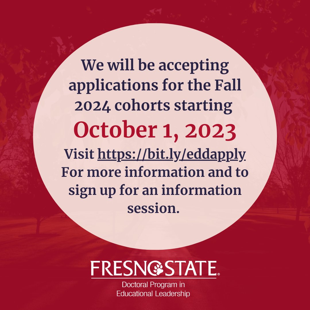 EdDFresnoState's tweet photo. We welcome our students, staff, and faculty to the Fall 2023 Semester! Swipe to see more. 👉

What are you looking forward to this semester? 🐾

#EdDFresnoState #EdLeadership #EducationalLeadership #DoctorofEducation #FirstDayofInstruction https://t.co/76NWEdBhkq