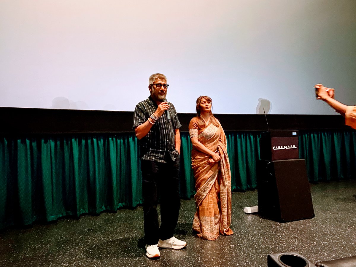 Thank you .@vivekagnihotri for telling this very relevant true story on screen with such perfection. And thank you everybody for making this special screening a huge success in the Bay Area, California 🙏 #TheVaccineWar #AtamnibharBharat #IACFUS #Premiere .@narendramodi
