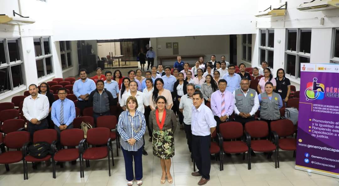 GDiscapacidad's tweet photo. 🇵🇪 #Funcionarios de Lima y regiones participan, hasta el momento, en  seis talleres (6) sobre temas de  𝙑𝙞𝙤𝙡𝙚𝙣𝙘𝙞𝙖 𝙙𝙚 𝙜𝙚́𝙣𝙚𝙧𝙤 𝙮 𝙙𝙞𝙨𝙘𝙖𝙥𝙖𝙘𝙞𝙙𝙖𝙙 con el objetivo de brindar una mejor atención a la población.

#Discapacidad
#Derechos https://t.co/LlgpbpS41l