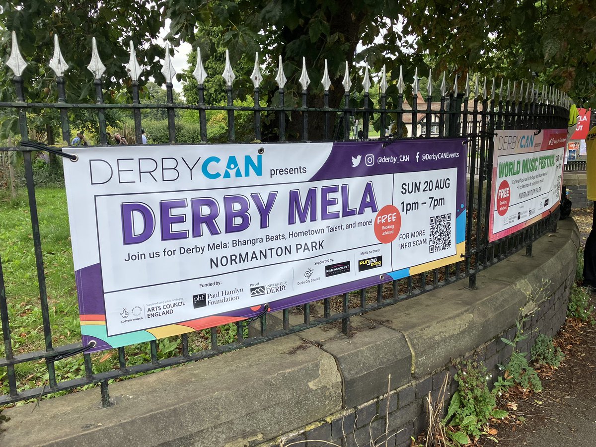 derby_can's tweet photo. Thanks to everyone who was involved in yesterday’s #DerbyMela2023
You asked & said there had not been one for several years & we worked together to make it happen with some of the BIGGEST national & international artists!
We’ll be sharing more pics & moments soon
#ProducingHub https://t.co/D4ArddO2jt