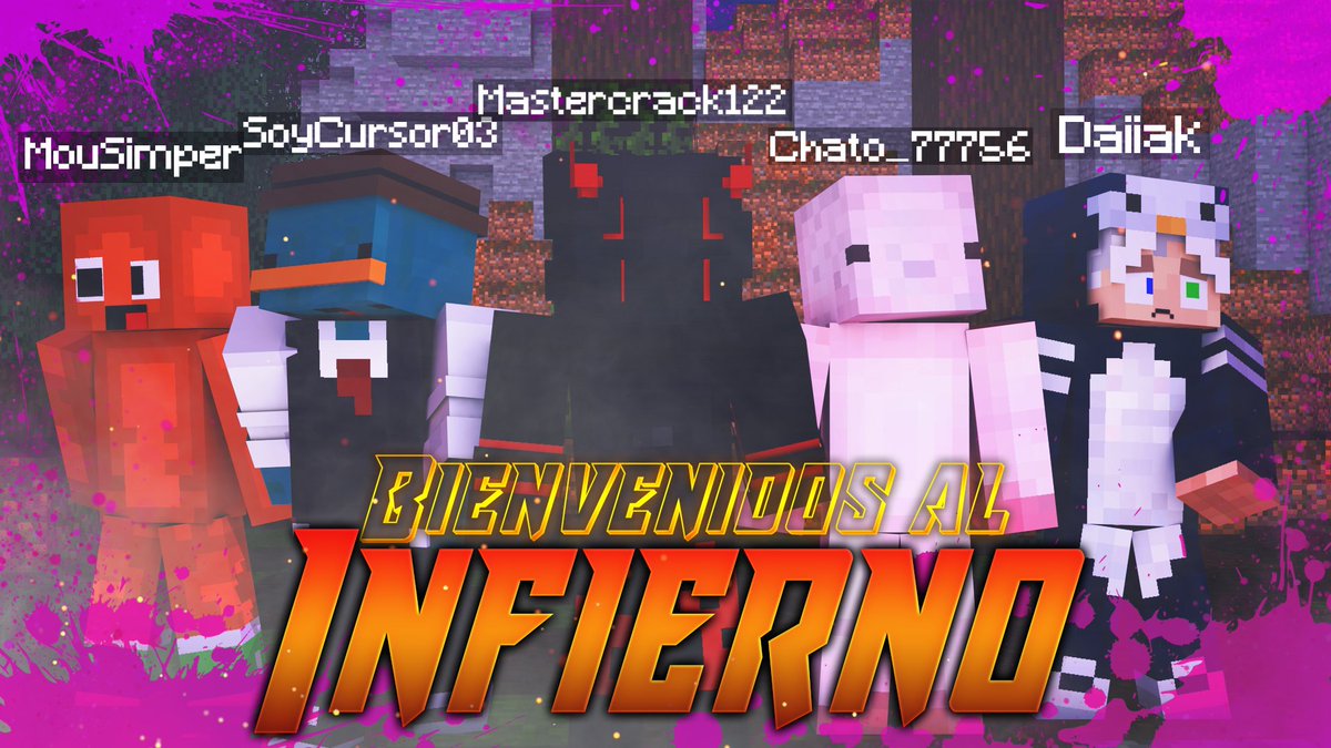 eFeCraft_SMP's tweet photo. 👿🔥BIENVENIDOS AL INFIERNO🔥👿
-@SimperMou 
-@SoyCursor03 
-Mastercrack122
-@Chato_77756 
-@killerc22200313 https://t.co/5fHlqvuy62