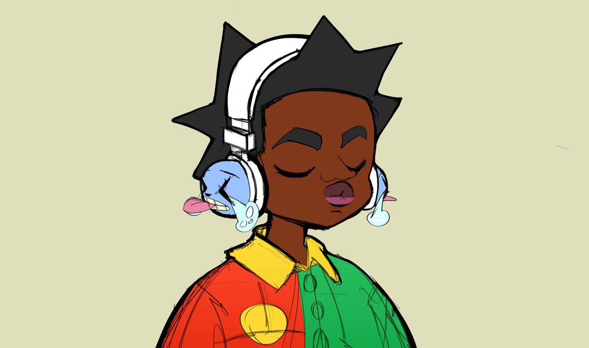 lilkiwifr's tweet photo. made a new pngtuber for stream. also bomb rush cyberfunk is peak asf
#art #artist #artistoninstagram #drawing #blackcharacters #blackcharacterdesign #drawingwhileblack #illustration #digitalart #aesthetic #oc #characterdesign #BombRushCyberfunk https://t.co/4NAUC2qEJn