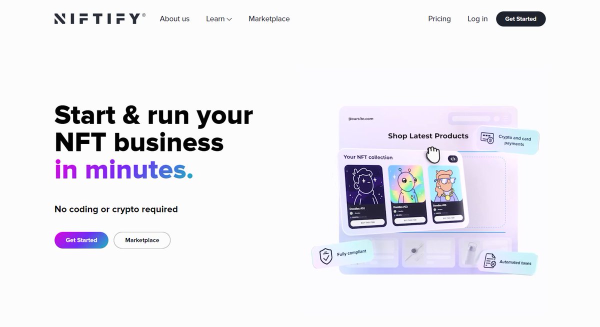 CML_Crypto's tweet photo. 🎉🔥Exciting news, #NFT & #ETHEREUM enthusiasts! @Niftify_io, a revolutionary NFT e-commerce platform empowering creators and collectors alike, has joined our rankings! 💥 #Niftify #NIFT

✅ Check out Niftify's profile and show your support by voting for $NIFT at https://t.co/ZSQx05reFk 🚀🗳️

🗳️ Vote for Niftify at CoinMarketLeague and contribute to a higher score in our weekly rankings, bringing more visibility and recognition for this innovative project!

📊 Niftify's rankings are now live in #NFT #ETHEREUM. Users can vote for Niftify, and every Sunday/Monday night, we're resetting the rankings. The results will be published separately for each ranking on our Twitter profile @CML_Crypto.

📝 CoinMarketLeague is eager to share future events and achievements of Niftify. We're also open to publishing articles on this topic!

🔗 View all the rankings where Niftify is featured:
https://t.co/84JpdeTF9I
https://t.co/GB6huGKWhM

👀 We can't wait to see Niftify climb the ranks!

🐦 For the latest updates and exclusive drops, make sure you're following @Niftify_io!

🔊 Join the Niftify community on Telegram: https://t.co/8FgxHwy6g6

👋 Niftify community, stay updated on the latest news by joining our Telegram group: https://t.co/jWQwkCrUcK

🐦 Don't miss out on the weekly rankings updates! Follow https://t.co/f67T2avZON and cheer for Niftify's rise to the top! 🏆🔝