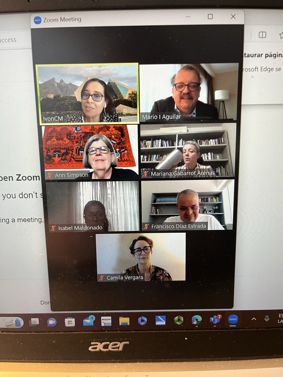 MarioIAguilar's tweet photo. A historic meeting to plan the launching, most probably in October, of the Global Centre for Indigenous Knowledge with the CSRP @divinitysta @Camila_Vergara @Annsabedoras @GlobalOfficeStA https://t.co/IeJj0qDktm