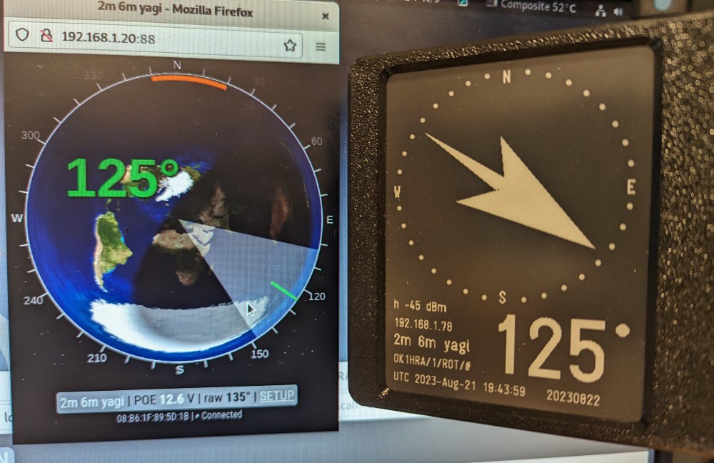 RemoteQTH's tweet image. NEW e-ink WiFi display for IP rotator
remoteqth.com/w/doku.php?id=…
It shows the status even after the rotator is turned off ;)