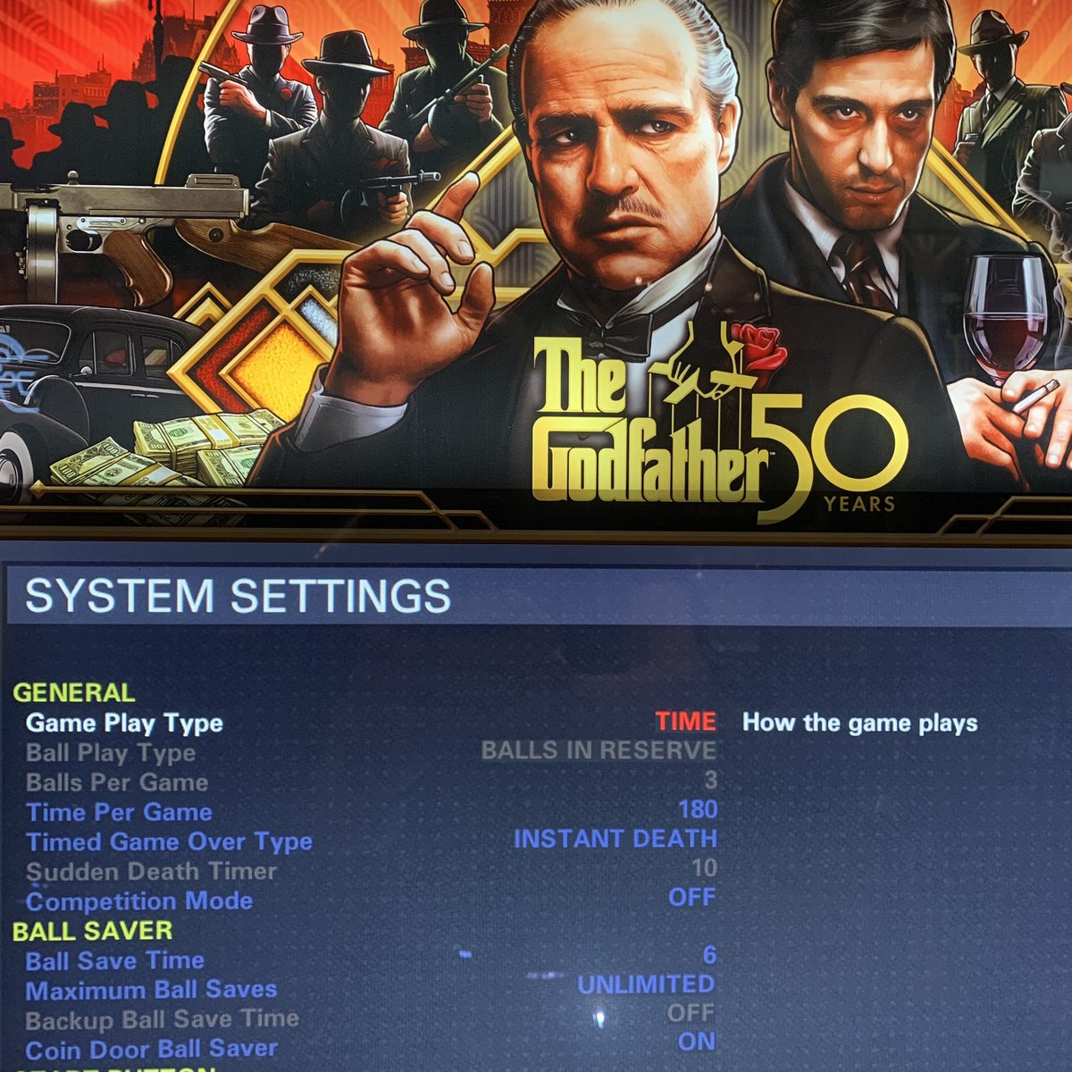 buffalopinball's tweet photo. Checking out the new timed gameplay feature in Godfather tonight on the stream — and celebrating a certain someone’s birthday! 🎂🎉
Live at 8 Eastern: https://t.co/goasfObsyt
#pinball #twitch #godfather #jerseyjackpinball #buffalopinball #arcade https://t.co/Y5ooQJdUbD