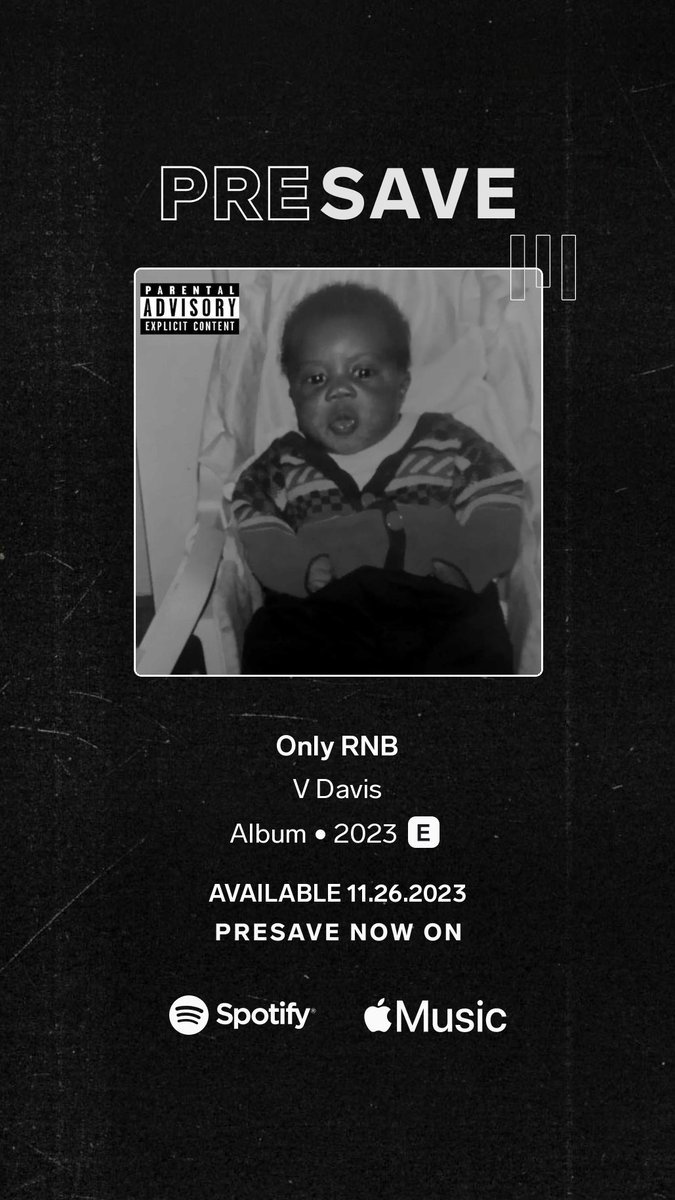 vashaund1made's tweet photo. The EP Is Coming soon 🙏🙏 https://t.co/jbJHiTZ2FZ #presave #ONLYRNB #vdavis #presavenow #Spotify #unitedmasters #applemusic #presave https://t.co/lXXe4CIdxw