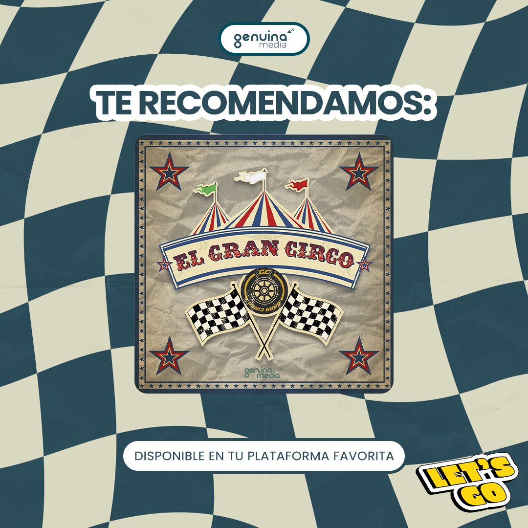 ¿Fanatico de la F1? Entonces te tengo una recomendación que no te puedes perder 👀 Se trata de @elgrancirco.podcast , En cada episodio, encontrarás las últimas noticias, análisis, curiosidades y mucho más sobre la Fórmula 1 🏎️ ➡️ No te pierdas sus episodios