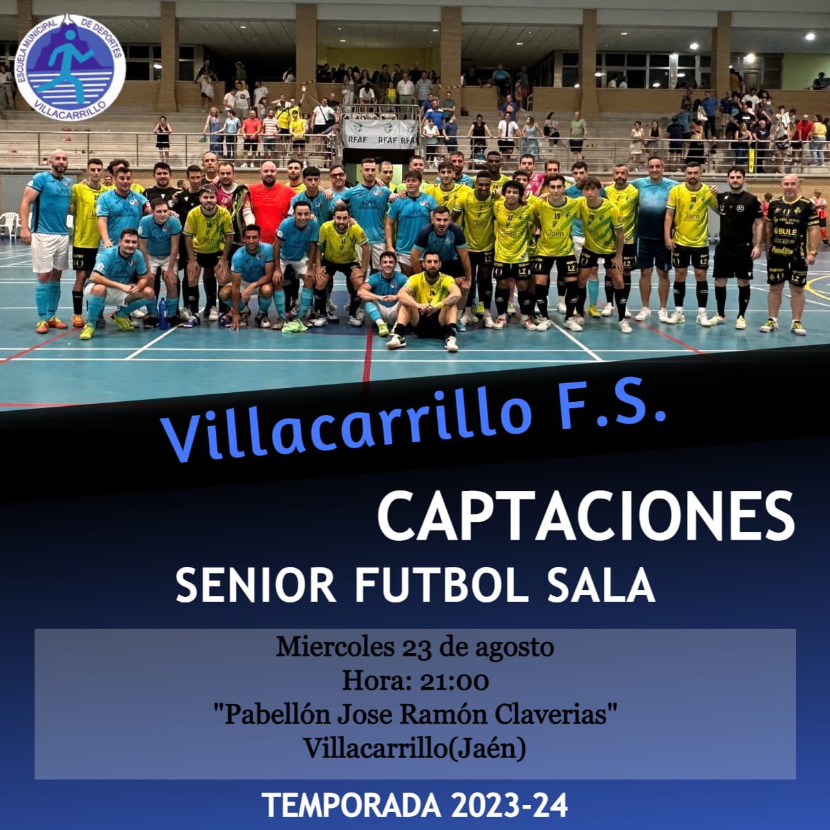 Si te has quedado con ganas de fútbol sala y quieres probar con el equipo. Te esperamos .

Anímate!! 💙💙