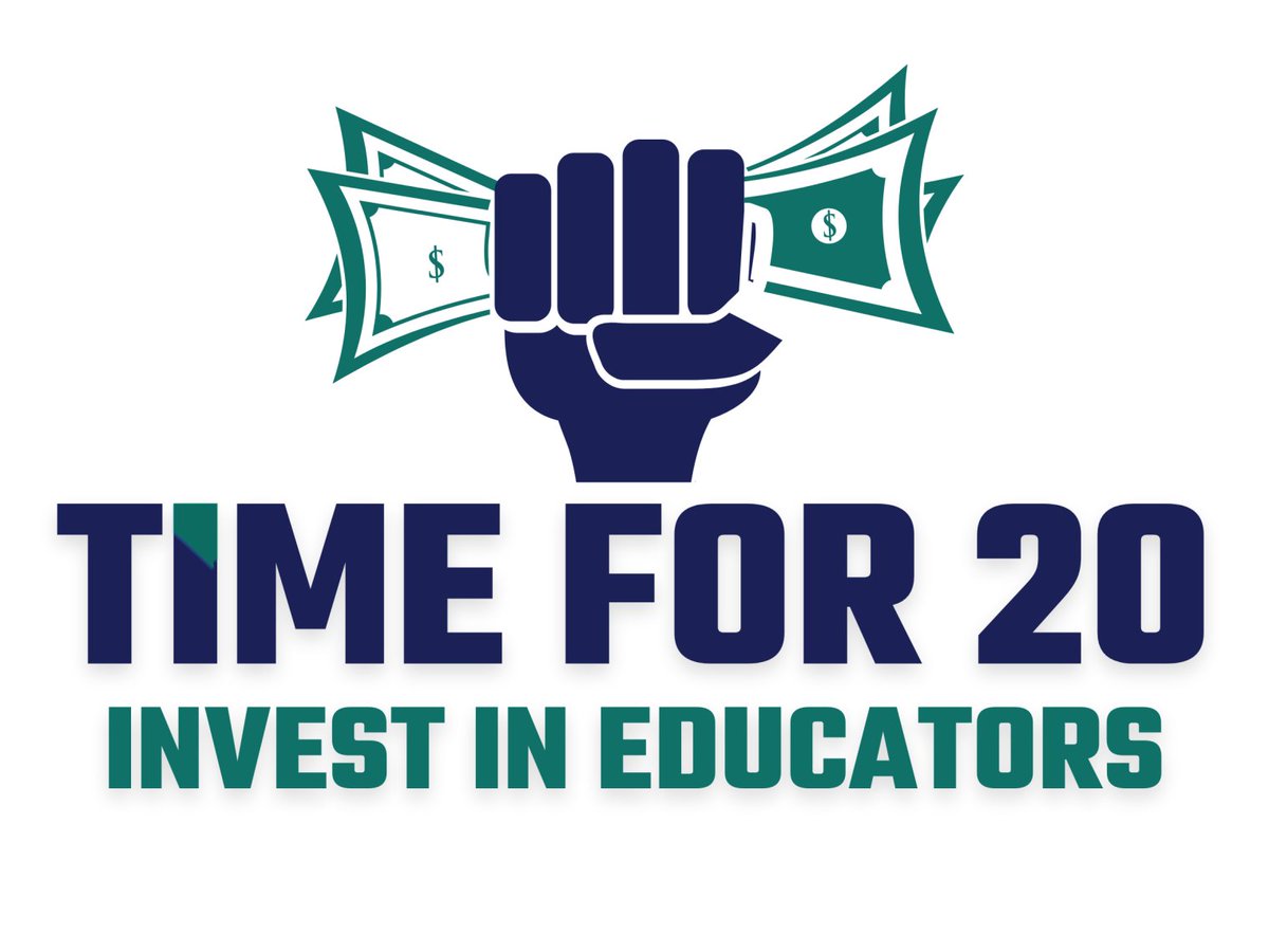 The best way to fight for education is to fight for educators. #Timefor20