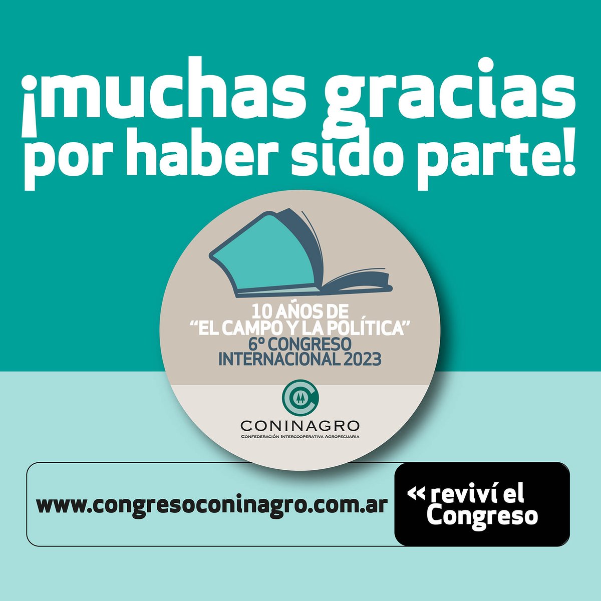 CONINAGRO's tweet image. 𝙂𝙧𝙖𝙘𝙞𝙖𝙨 𝙥𝙤𝙧 𝙝𝙖𝙗𝙚𝙧 𝙨𝙞𝙙𝙤 𝙥𝙖𝙧𝙩𝙚 ❗❗❗

#SomosConinagro 🚜🇦🇷