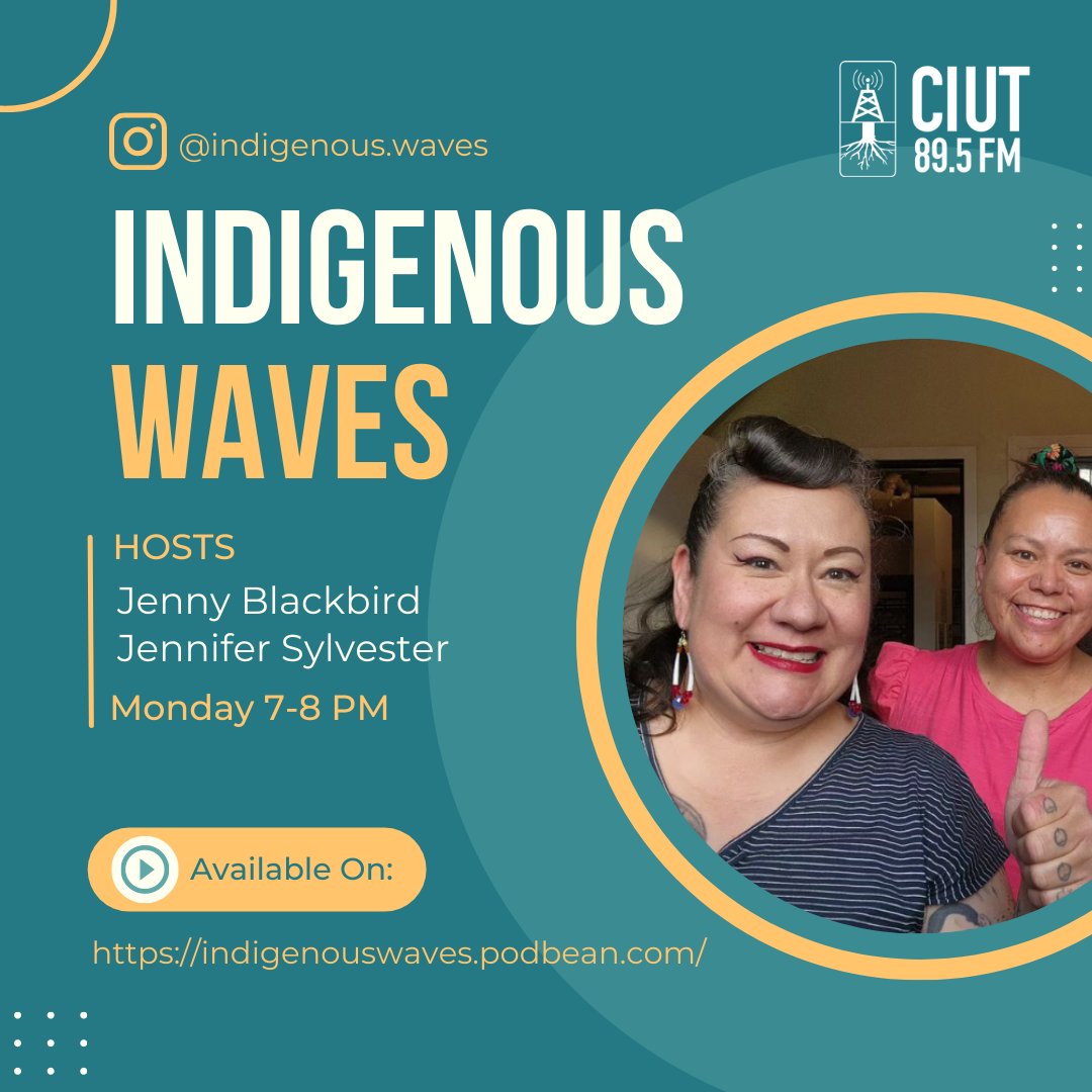 🎙️ Exciting Voices Unveiled! Meet the incredible hosts of "Indigenous Waves" podcast: Jenny Blackbird and Jennifer Sylvester!

Tune in for riveting discussions on Indigenous stories, culture, and empowerment! 🌊🔊 #IndigenousVoices #PodcastPower#Podcast#CIUT
