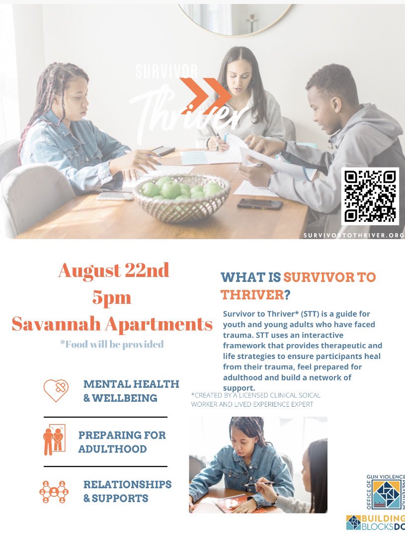 OGVPDCGOV's tweet photo. Shifting from Survivor to Thriver, a guide approach for those impacted by trauma from licensed clinical professionals. https://t.co/3d2NmYgpfE