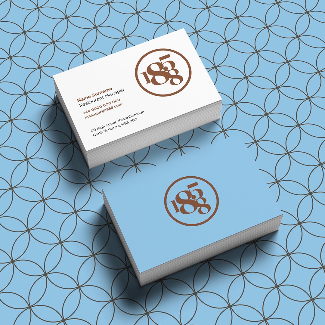 JackdawCreativ3's tweet photo. Logo identity for 1858. Restaurant &amp; bar. Knaresborough. The Old Nat West Bank. 

andy@jackdawcreative 

#design #stationery #letterheads #businesscards #flyers #printing #digital #graphicdesign #print #identity #brochure #branding #marketing #signage #logo #logos https://t.co/zgf8mz102D