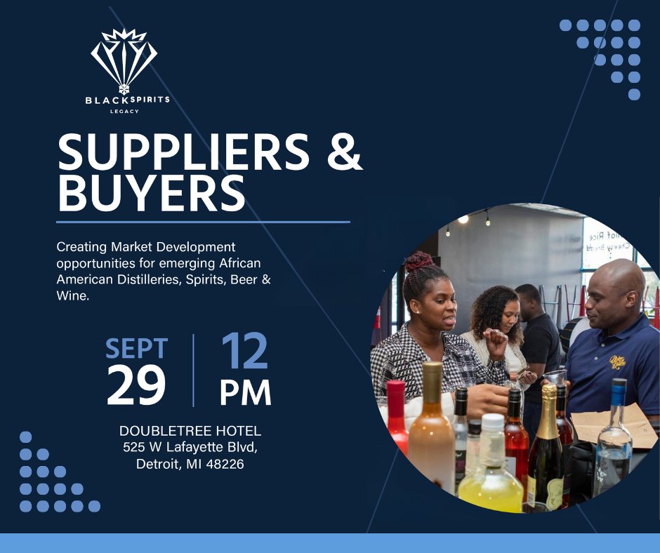 Diversify the bar! Join us on September 29 for the Taste of Black Spirits! 

#tasteofblackspirits #spirits #wine #africanamerican #blackowned #savethedate