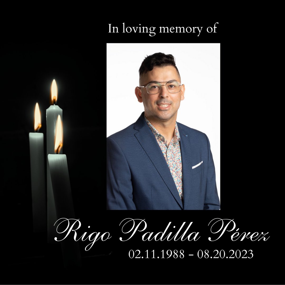 With a heavy heart, we write to inform our community of the passing of our beloved Post Secondary Coach, Rigo Padilla Pérez. We will always remember Rigo with love and appreciation, and we will dedicate this school year and the DREAM Team Scholarship that he founded, in his honor