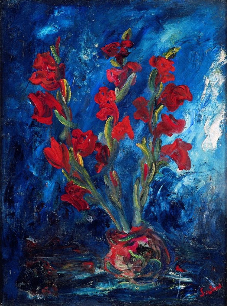 olgatuleninova's tweet photo. Bouquet of red gladiolus
Chaim Solomonovich Soutine
  • Painting, 1919 https://t.co/rNPm2Sa91r