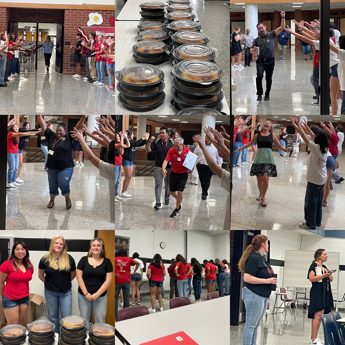 We’re getting the school year started off right <a href="/SalemHSVB/">Salem High School VB</a> ! Many thanks to our <a href="/SalemSCA/">Salem SCA</a> and sponsors <a href="/merediith_holt/">meredith holt cunningham</a> &amp; Ms. Rowe for the warm welcome back for our SunDevil teachers!! ❤️🖤 #LeadershipLightsTheWay