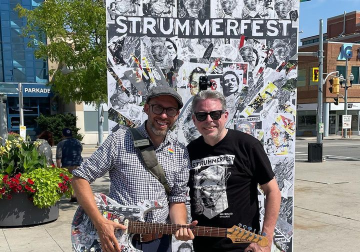 Strummerfest's tweet photo. @morricemike is a great new friend to the #Strummerfest scene. He stopped for a selfie, made excellent comments to the crowd and willingly got into conversations with folks who thought a music festival was the right place to corner a politician. Good guy.
#Strummerfest #selfies https://t.co/4N5ipISWvL