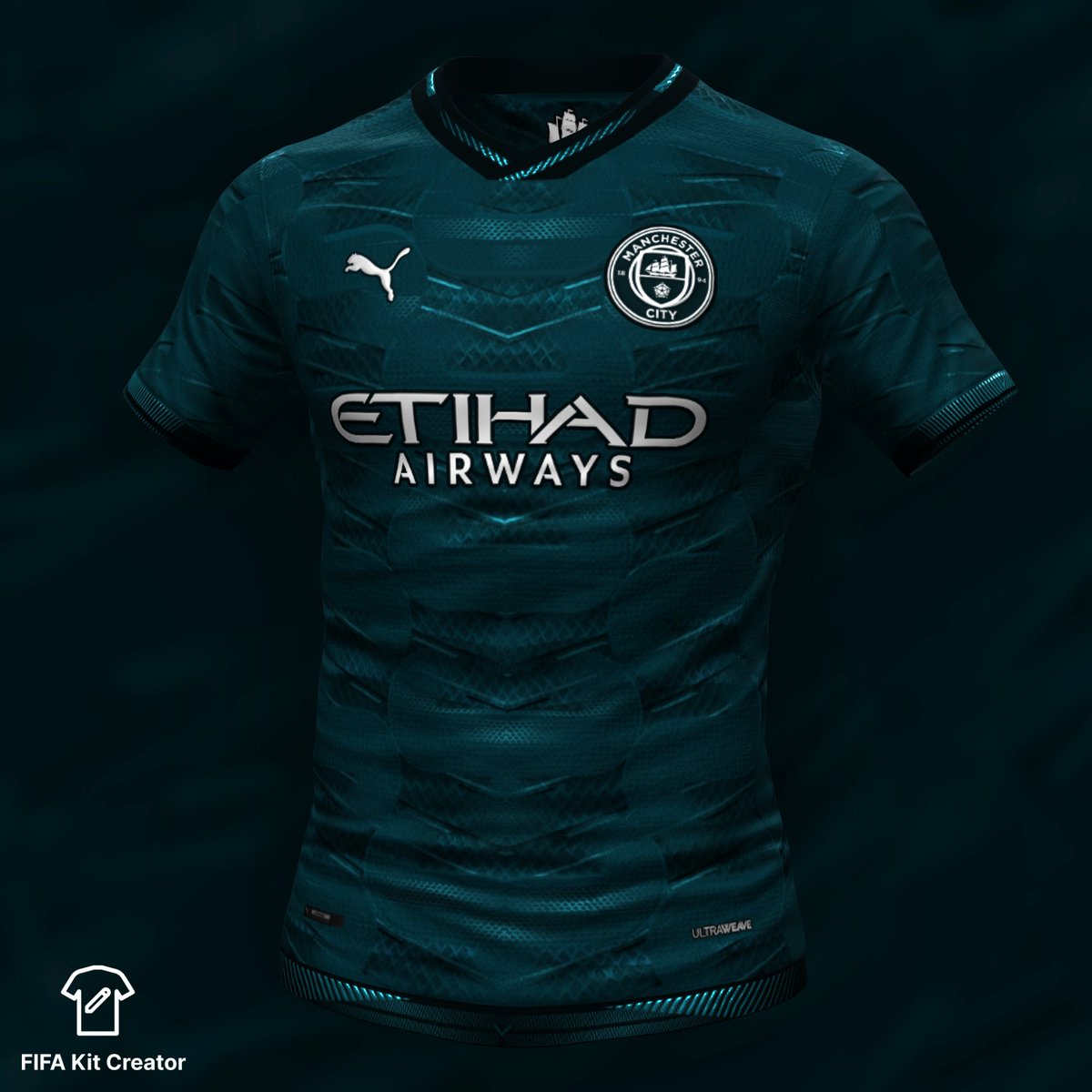 IndeffRobby's tweet photo. Man City x Puma / Away Green Desire https://t.co/hLUPIJ6sO5