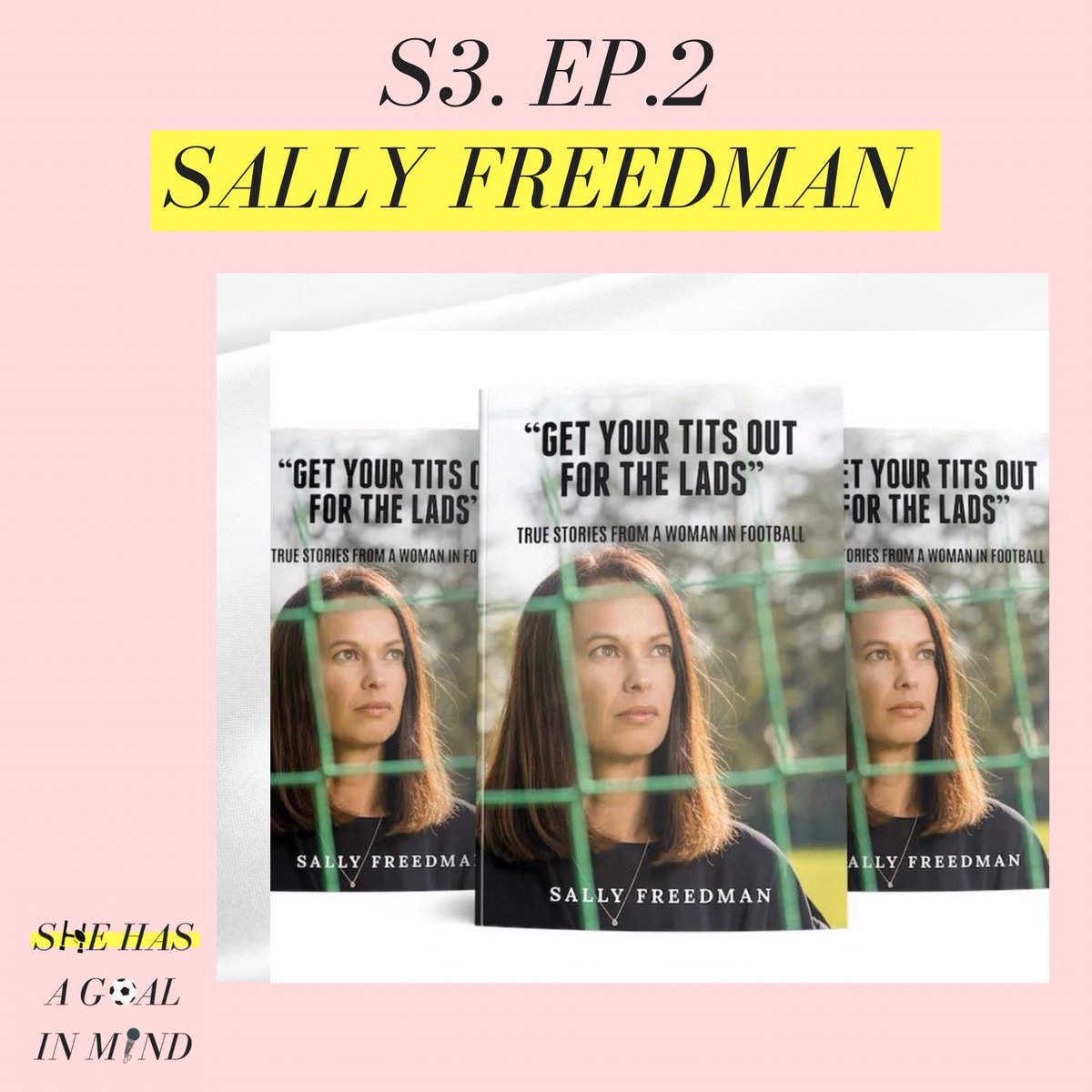 We chat to <a href="/FreedmanSal/">Sally Freedman 💙⚽</a>, an extremely accomplished woman in sport, having worked all over the world including 2018 Commonwealth Games, and UEFA ⚽️

Her book ‘Get Your Tits Out For The Lads’ is a memoir of her experiences of misogyny in football. Listen to her story here ⬇️ 🎧