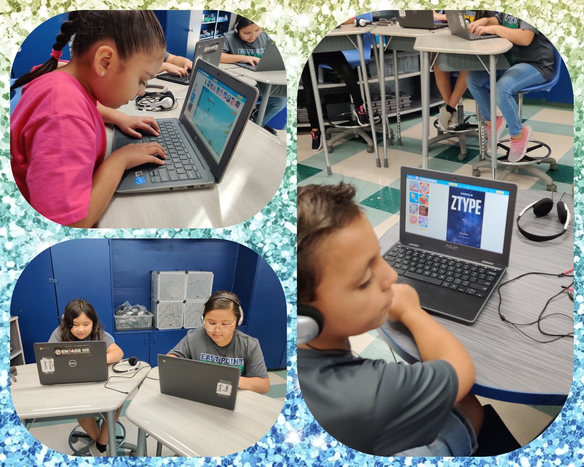 Digital citizens now working on using proper keyboarding techniques @EastPointES1 @YsletaISD @YISDInnovLearn @valvidrez1! Having fun with technology for 2nd, 3rd , & 5th graders! We are #SpartanStrong! 💙💛💙💛