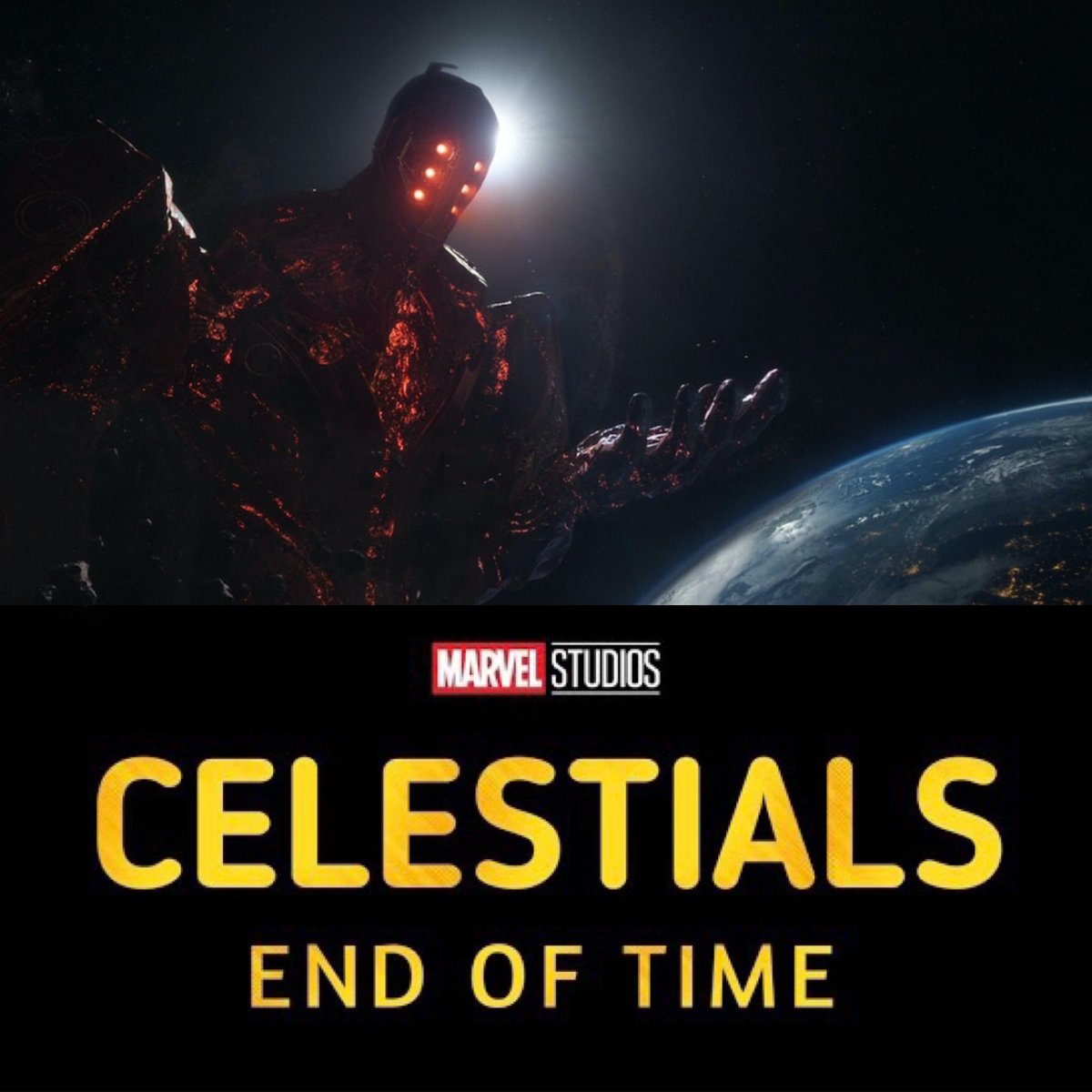 StripMarvel's tweet photo. 🚨RUMOR🚨 La secuela de ‘Eternals’ estaría en desarrollo. 

Hace tiempo se filtró que un título llamado ‘Celestials: End Of Time’ había sido registrado. Tiene pinta de que será el título. https://t.co/WE9o7IbCpF