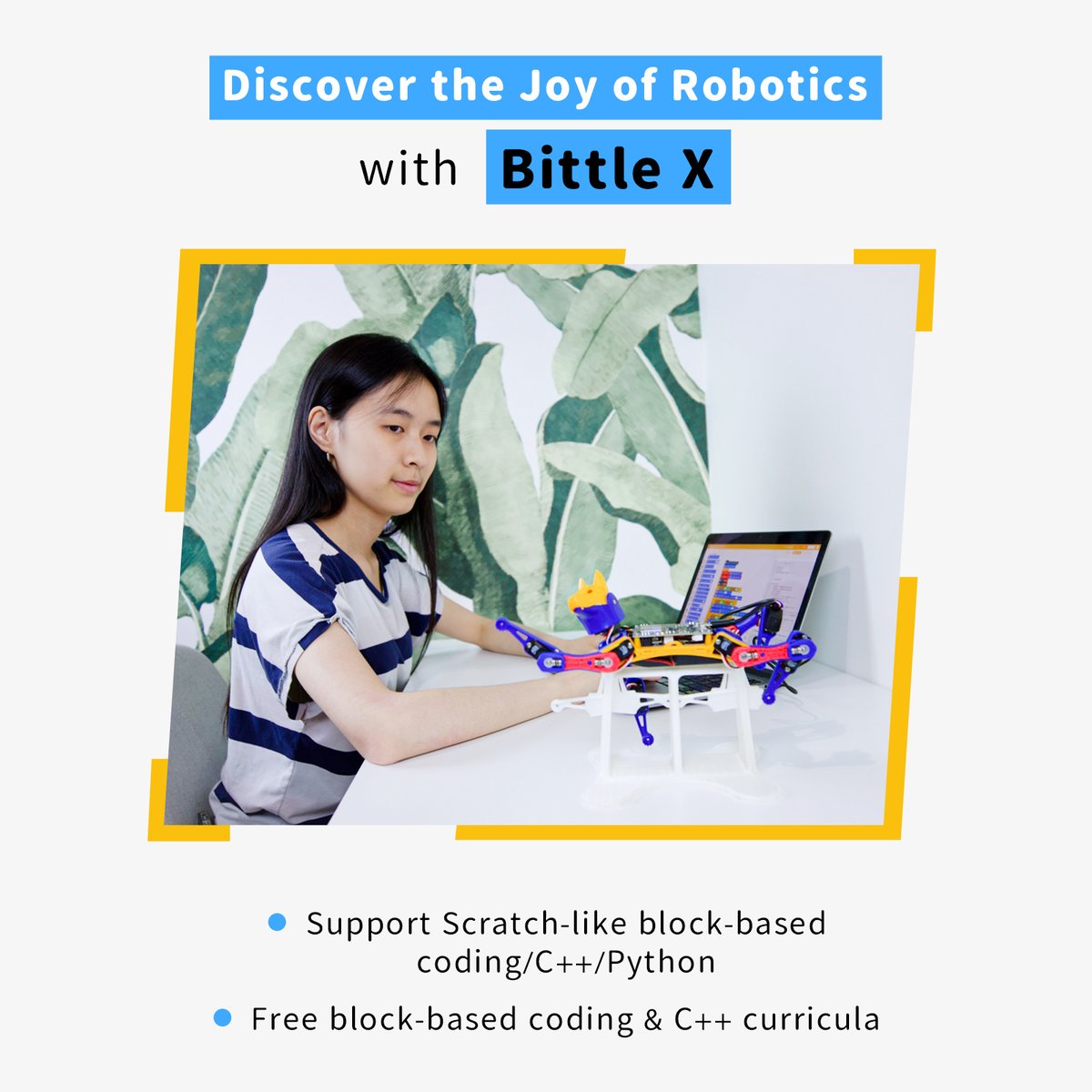 PetoiCamp's tweet image. Are you struggling to get your kids to be interested in programming / robots? Look no further!
ow.ly/gA3u50PBG8e
#programmablerobot #kidscoding #stemed #firstrobotics #codingclasses #stemkids #stemactivities #playfullearning #stemlearning #codingfun #robotech #robotics