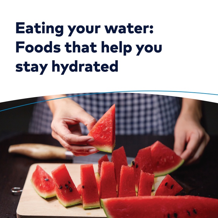 We all know it’s important to stay hydrated, especially in the heat of summer, but did you know adults need to drink 9 to 12 cups of water daily? If you’re struggling to meet that goal, consider trying these four water-rich recipes: gsmed.co/EatingYourWate… #HealthierTomorrows