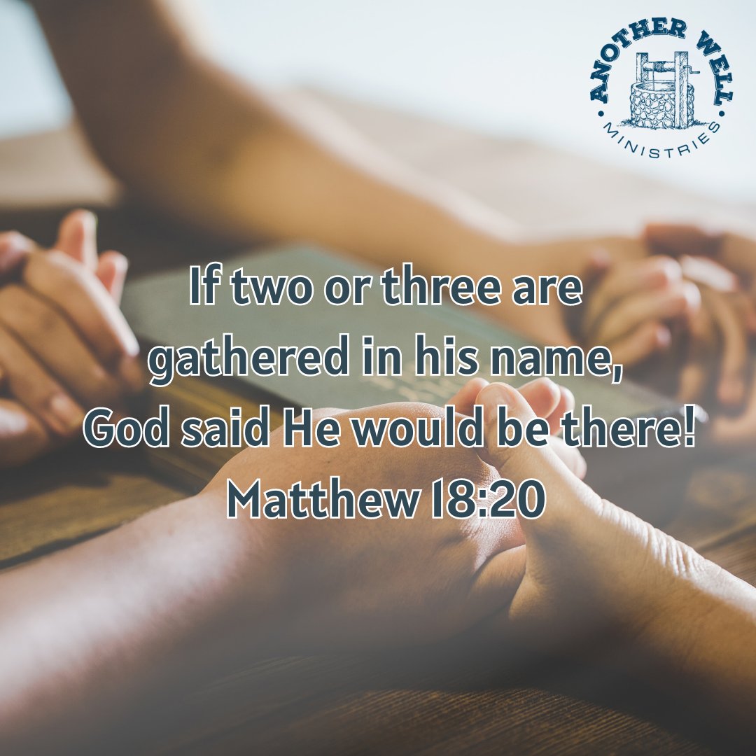 There is something special about joining with others to worship, pray, and talk about God!

#God #Godspromises #promises #Godisgood #faith #havefaith #believe #hope #trust #trustGod #truth #Christian #Christianity #Bibleverse #amen