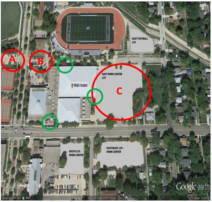 Tuscola HS Athletics (@tuscolaad) on Twitter photo For Friday FB, see the attached photo.
Lot C is best for parking, but we could use lots A & B as well.
Use the East Gate just north of Lot C to enter the stadium.
Team buses will use the triangle-shaped lot just east of the field. <a href="/Tuscolafootball/">Tuscola Football</a> <a href="/TuscolaCUSD301/">Tuscola CUSD #301</a> <a href="/cityoftuscola/">City of Tuscola</a> For Friday FB, see the attached photo.
Lot C is best for parking, but we could use lots A & B as well.
Use the East Gate just north of Lot C to enter the stadium.
Team buses will use the triangle-shaped lot just east of the field. <a href="/Tuscolafootball/">Tuscola Football</a> <a href="/TuscolaCUSD301/">Tuscola CUSD #301</a> <a href="/cityoftuscola/">City of Tuscola</a>