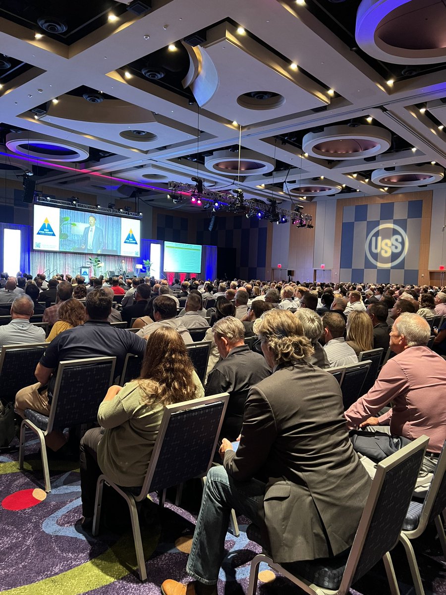 Full house at the <a href="/SMUSteel/">Steel Market Update</a>  #steel conference