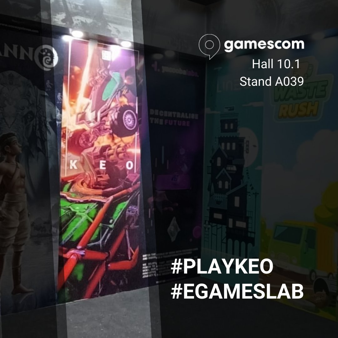 KEO has found its home at GAMESCOM in Egames Lab Stand A039 in Hall 10.1.
This marks the promise of exciting things to come soon!
#playkep #gamescom #egameslab #gamedev